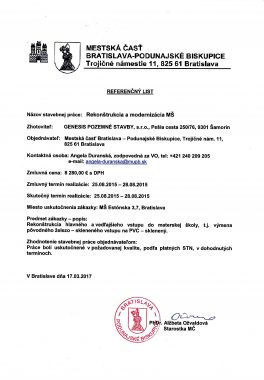 Referenčný list MČ Podunajské Biskupice (2)